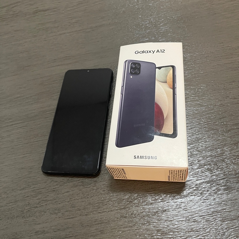 Samsung Galaxy A12  32G Black FOR PARTS ONLY